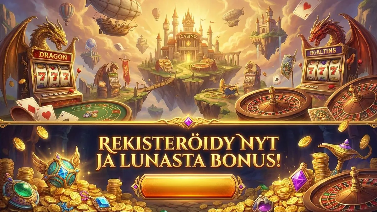 Rekisteröidy bonuksella